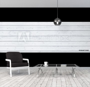 Picture of texture wood white panel